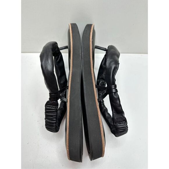 Naturalizer Sandals Womens Size 8 Black Leather Slingback Slip On Shoes - Picture 5 of 7